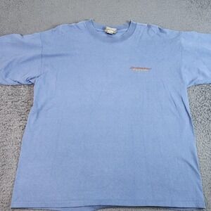 Coastal Classics Shirt Mens XL Blue Budweiser Beer Clydesdales Graphic Tee USA